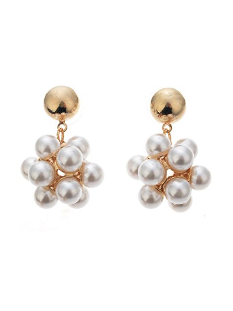 Pelin Aksesuar İncili Top Küpe - S000048682-23173