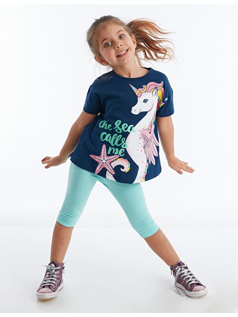 MSHB&G Denizatı  Kız Çocuk Tunik Tayt Takım - S000009111-23173