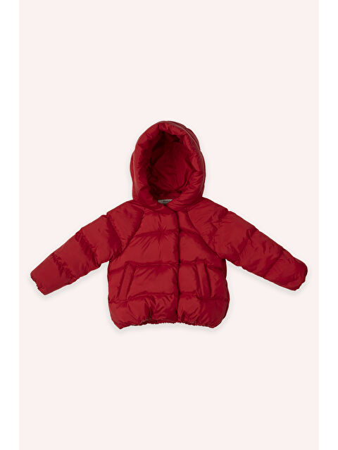 Panço Kız Çocuk Kapitoneli Kırmızı Mont - S000318410-20045