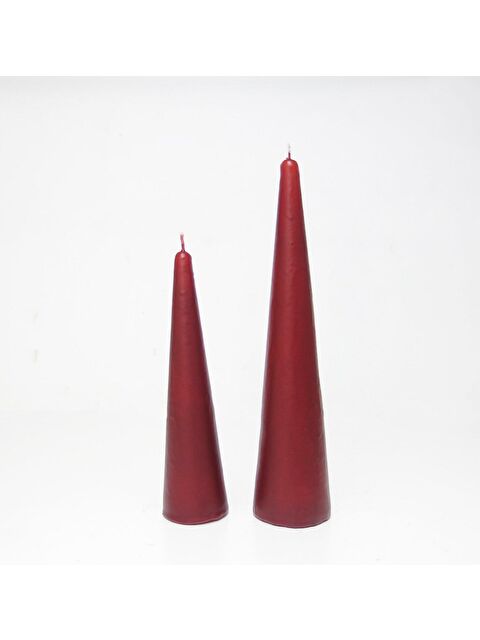 Missi 2'li Bordo Konik Mum Seti - S000016999-19951