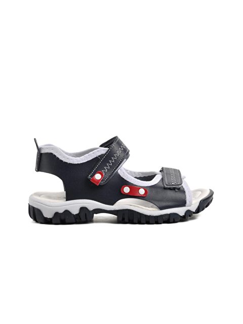 Ayakmod Mavi Ortopedik Cırtlı Erkek Çocuk Sandalet 22Y05-F - S000057862-37371