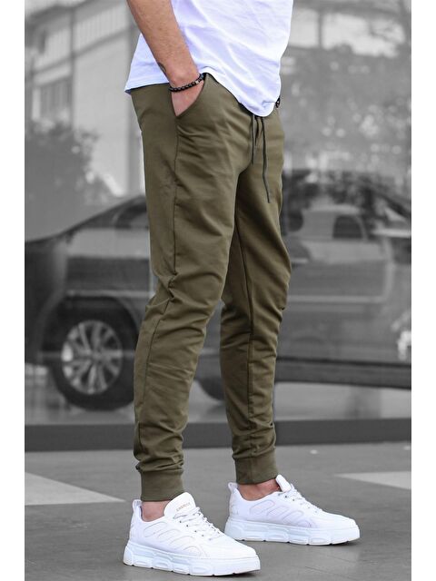 Madmext Haki Paçası Lastikli Erkek Eşofman 4821 - S000031782-18547