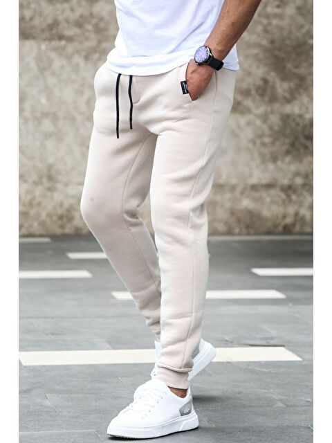 Madmext Bej Basic Erkek Jogger Eşofman Altı 4210 - S000031812-19928