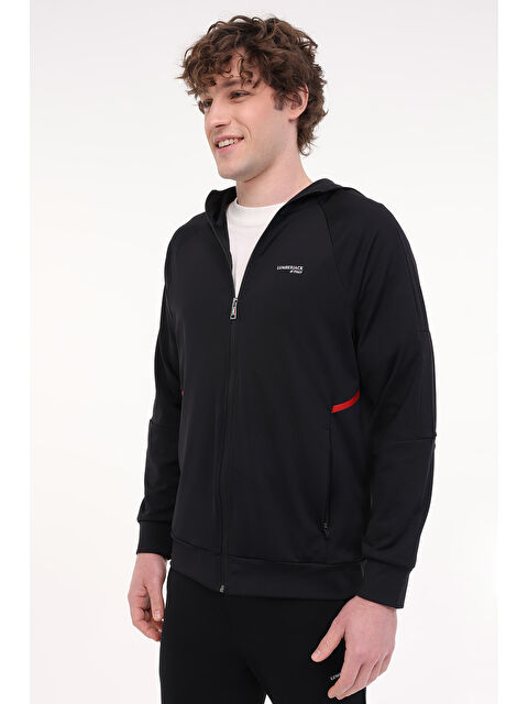 Lumberjack ML FEDER 18ITL406 5FX Siyah Erkek Eşofman Üstü - S000355629-19351