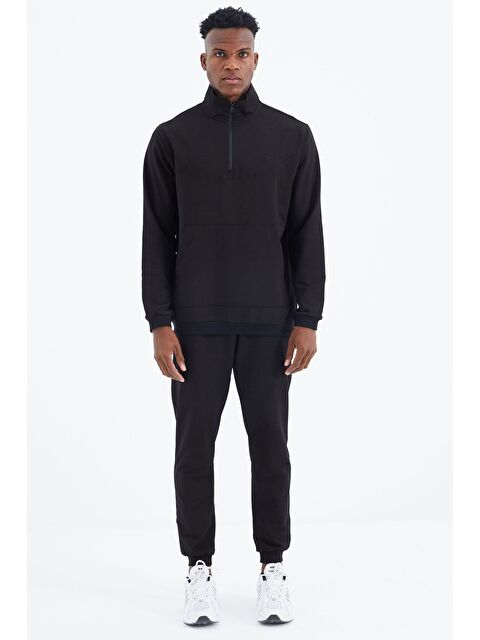 Air Jones Herbert Siyah  Dik Yaka Eşofman Takım - 85233 - S000089504-19351