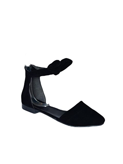 Fox Shoes Siyah Kadın Babet H726761502 - S000031868-19351