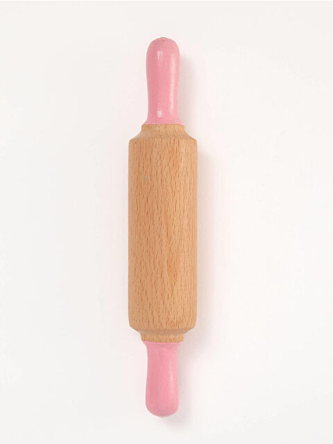 ChildGen Doğal Ahşap Merdane - Pastel Pembe - S000103251-20024