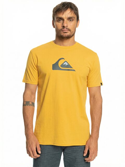 Quiksilver Complogo Erkek Sarı Tişört
