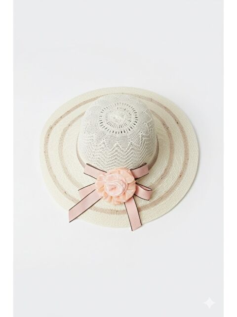 C&City Merserize Plaj Şapkası T23740-15 Krem - S000216660-19966