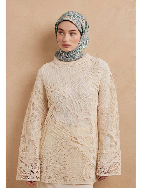 Fresh Scarfs Lena Desen Pamuk İpek Eşarp Çağla