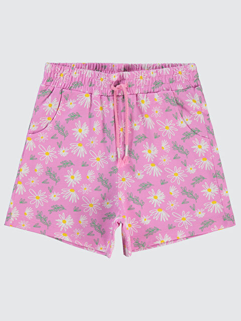 Civil Girls Kız Çocuk Şort 6-9 Yaş Fondan Pembe