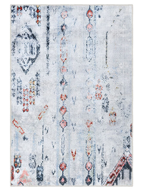 Homefesto Dekoratif Özel Tasarım Yıkanabilir İnce Kaymaz Tabanlı Modern Halı KECE FR34 - S000354400-17234