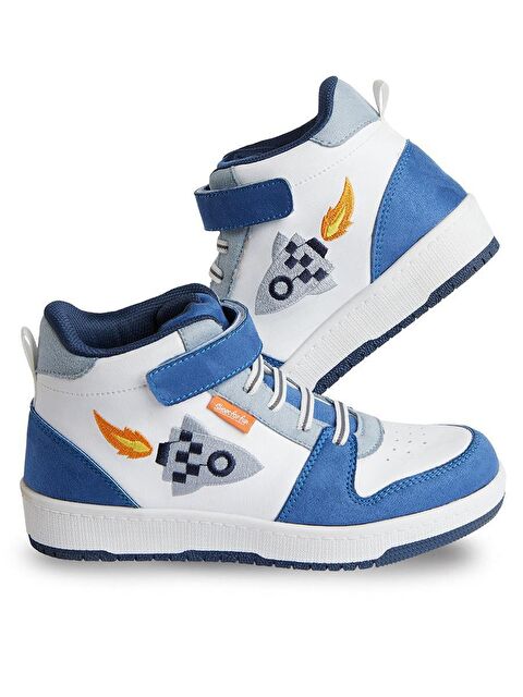 Denokids Roket Erkek Çocuk Beyaz Sneakers - S000057981-23173