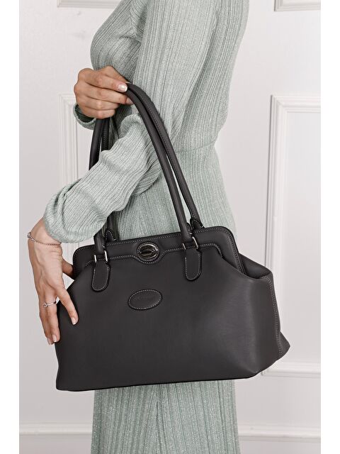 GÖNDERİ(R) Platinum Hakiki Deri Büyük Boy Kadın Omuz Ve El Çantası B8397 - S000053955-20600