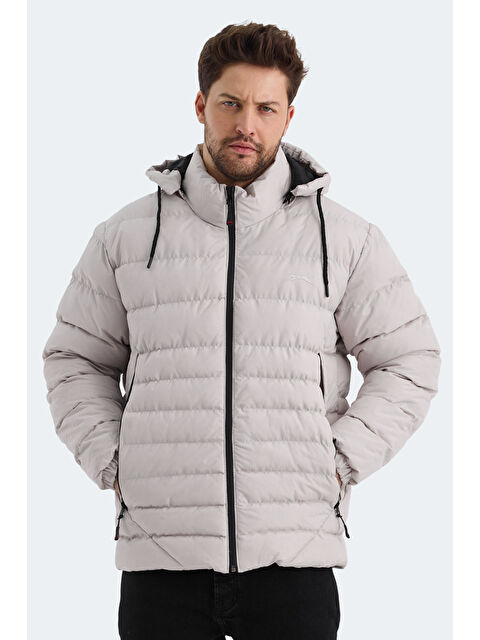 SLAZENGER HADI Erkek Şişme Mont  Bej - S000281197-19928
