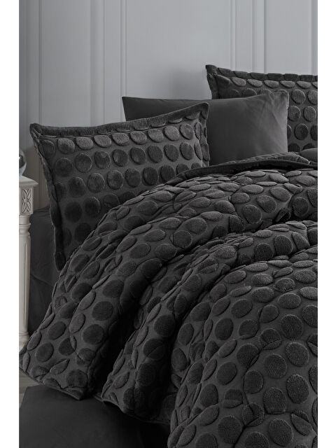 Nordqueen Jakarlı Wellsoft Tek Kişilik Uyku Seti Perle Antrasit - S000327264-29666
