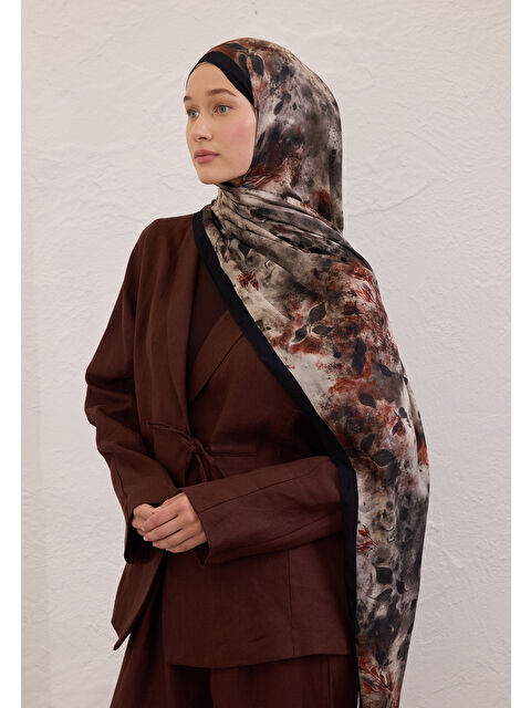 Fresh Scarfs Naomı Desen Rami Şal Siyah