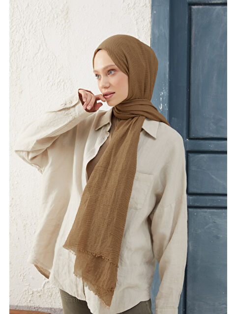 Fresh Scarfs Bürümcük Şal Camel