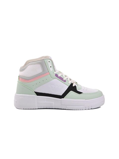 Walkway Berry Hi Beyaz-Su Yeşili Bağcıklı Unisex Hi Sneaker - S000057255-37248