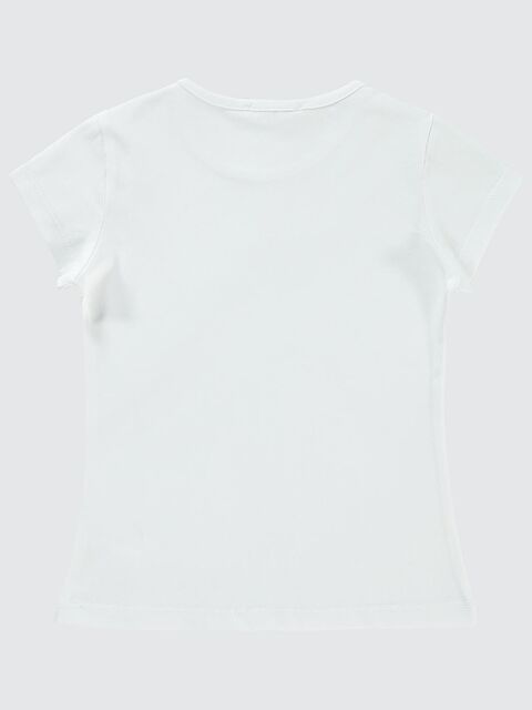 Civil Girls Basic 2-5 Yaş Tişört - Beyaz 5-6 Yaş - S000199677-20063