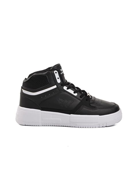 Walkway Berry Hi Siyah-Beyaz Bağcıklı Unisex Hi Sneaker - S000057255-37424