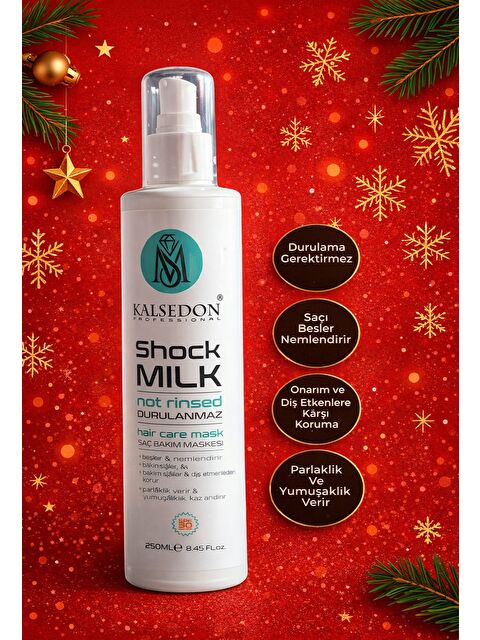 Technow MS Kalsedon Shock Milk Durulamasız Keratin Saç Bakım Maske Sütü 250ml - S000415684-18