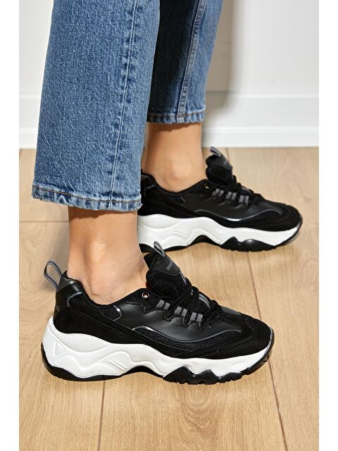 TONNY BLACK Kadın Siyah Spor Ayakkabı Tb7040