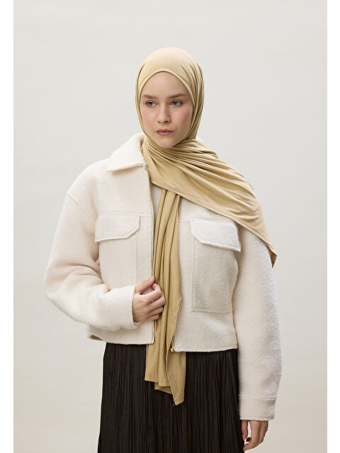 Fresh Scarfs Penye Şal Cappuccıno