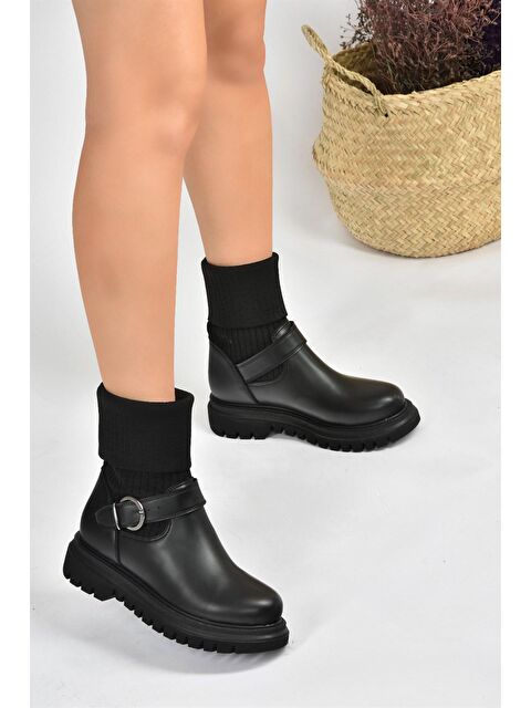 Fox Shoes L5240217 Siyah Kadın Bot - S000054781-19351