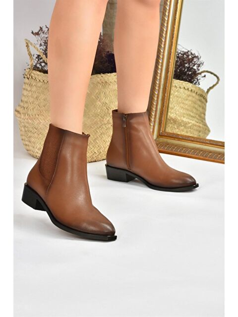 Fox Shoes L2526731 Taba Kadın Bot - S000055058-37454