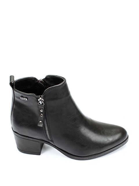 GÖNDERİ(R) Sivri Burun Kauçuk Taban Topuklu Püsküllü Kadın Günlük Bot 20431 - S000053245-19351