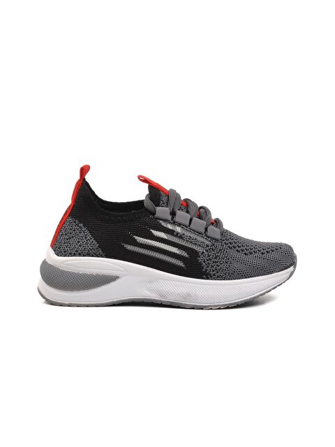 Walkway Füme-Kırmızı Fileli Erkek Çocuk Sneaker Ravello-P - S000057259-37434