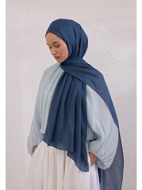 Fresh Scarfs Soft Viskon Şal İndigo