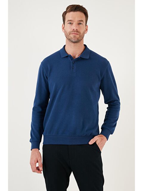 Buratti Pamuk Karışımlı Regular Fit Polo Yaka Erkek Kazak 456223 - S000067949-23710