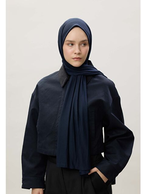 Fresh Scarfs Penye Şal Lacivert