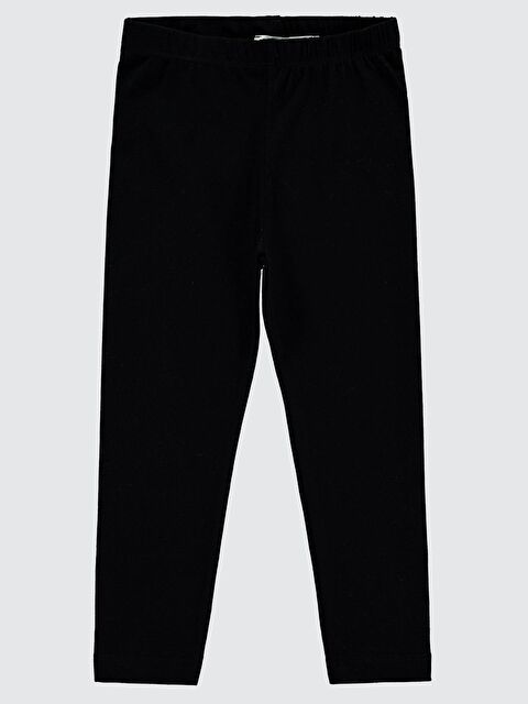 Civil Girls Basic 2-5 Yaş Tayt - Siyah 3-4 Yaş