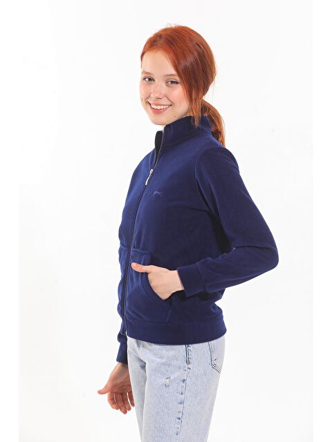 SLAZENGER SOUL I Kadın Polar Lacivert