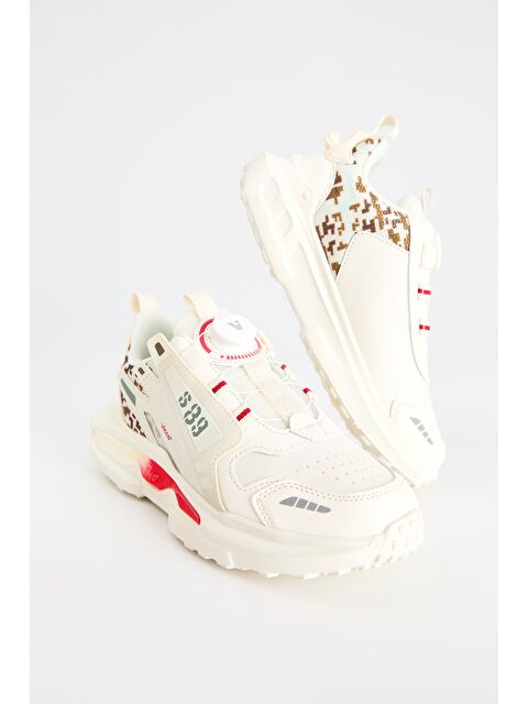 Vicco Code Hafif Unisex Çocuk Bej Spor Ayakkabı - S000275642-19928