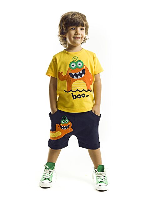 Denokids Lake Monster Şort Takım - S000009656-23173