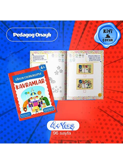 Kivi Çocuk Eğiten Etkinliklerle Kavramlar -Ayşen OY KTP - S000104651-27074