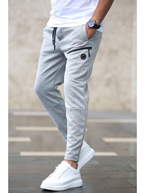 Madmext Basic Gri Erkek Jogger Eşofman Altı 4207 - S000032116-20600