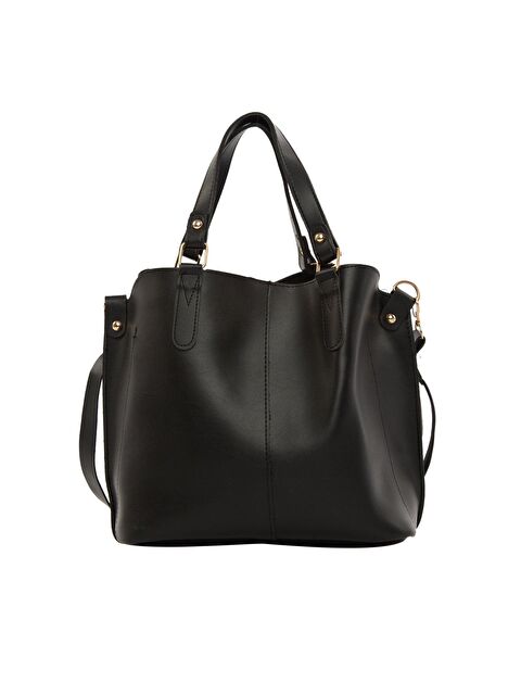 Bagmori Üç Bölmeli Çıtçıt Detaylı Çanta - S000001104-19351