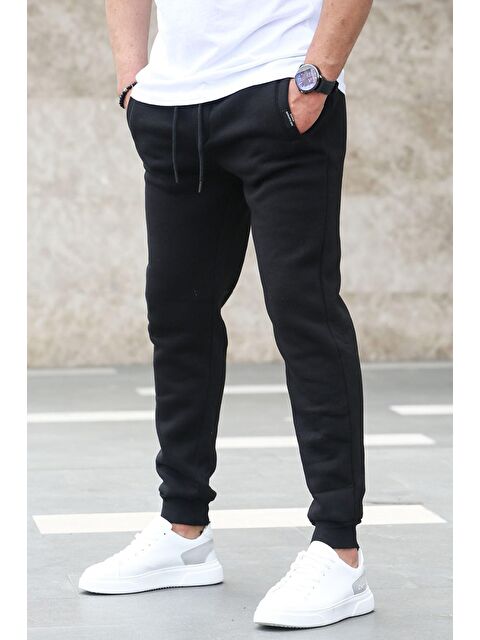 Madmext Basic Siyah Erkek Jogger Eşofman Altı 4210 - S000031812-19351