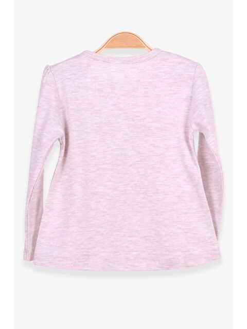 Breeze Kız Bebek Uzun Kollu Tişört Kız Baskılı Bej Melanj (1.5-2 Yaş) - S000070820-19927