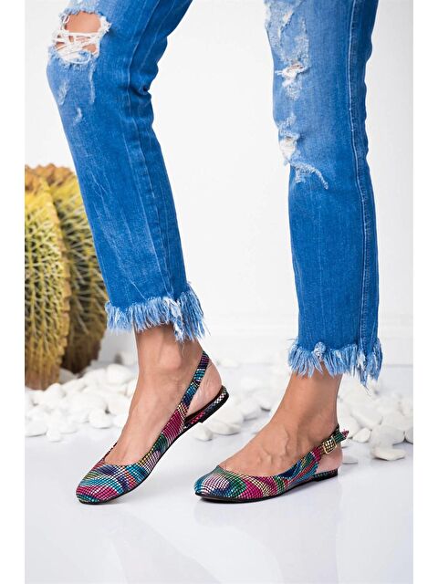 Fox Shoes Multi Kadın Babet B726105207 - S000037977-23173