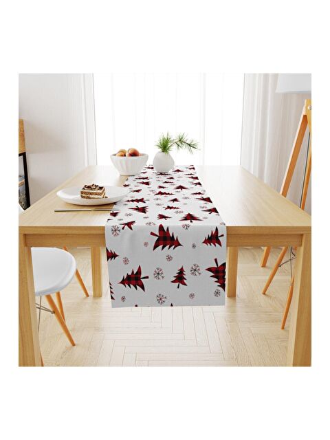 Evmila Yılbaşı Desenli Runner 40x140 cm - S000088605-23173