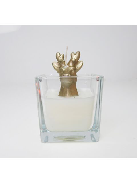 Missi Yılbaşı Geyik Objeli Apple&Cinnamon Kokulu Vegan Mum - S000076284-19965