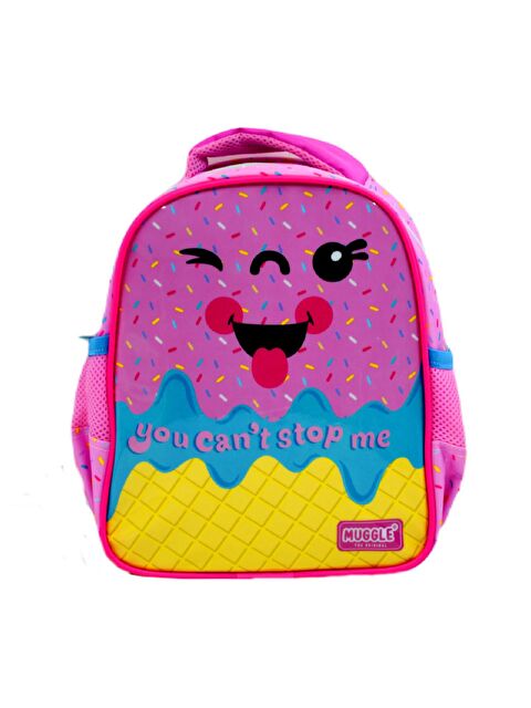 Muggle Tek Bölmeli Pink Ice Cream Anaokulu Sırt Çantası MU-8676 - S000078700-20024