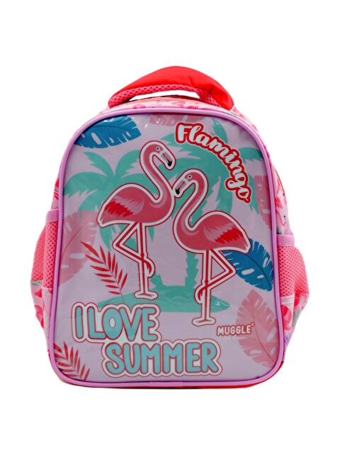 Muggle Tek Bölmeli Filamingo Rose Pembe Anaokulu Sırt Çantası (MU-7235) - S000078702-20024