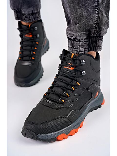 Muggo İZLAND Unisex Trekking Outdoor Bağcıklı Yandan Fermuarlı Kışlık Bot - S000133049-19351